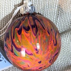 2.5" Handmade Resin Friendship Ball Ornament 